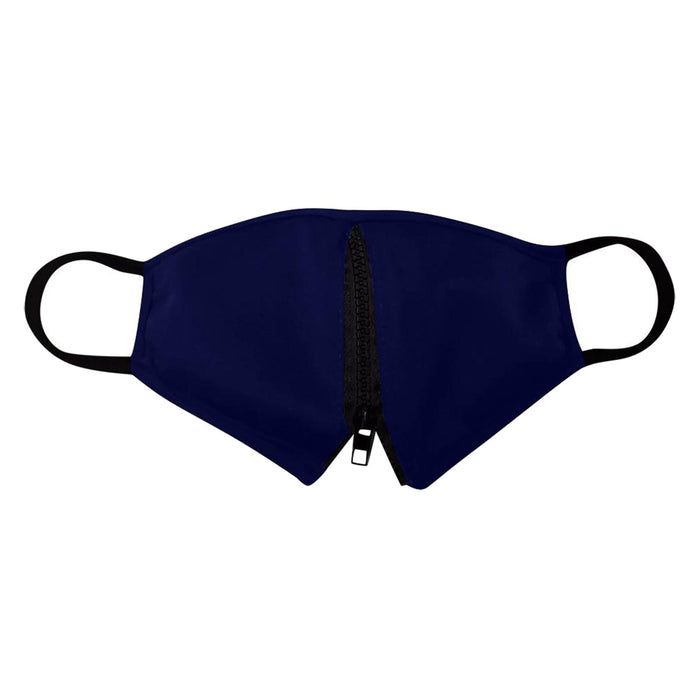 Crofta Zipper Face Guard Easy to Eat & Drink Face Procetion for Women Men  Navy