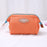 Crofta Womens Make Up Bag Small Printed Cosmetic Pouch Funny Cute Wash Bag Toiletry Orange