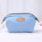 Crofta Womens Make Up Bag Small Printed Cosmetic Pouch Funny Cute Wash Bag Toiletry Blue