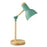 Crofta Stylish Wooden Iron LED Multi-Joint Reading Table Lamp Task Light Flexible Green 3W