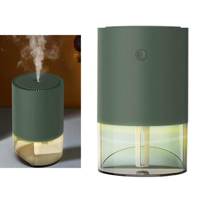 Crofta 390ml USB Mini Car Home Humidifier Aroma Oil Diffuser Mist Purifier Green