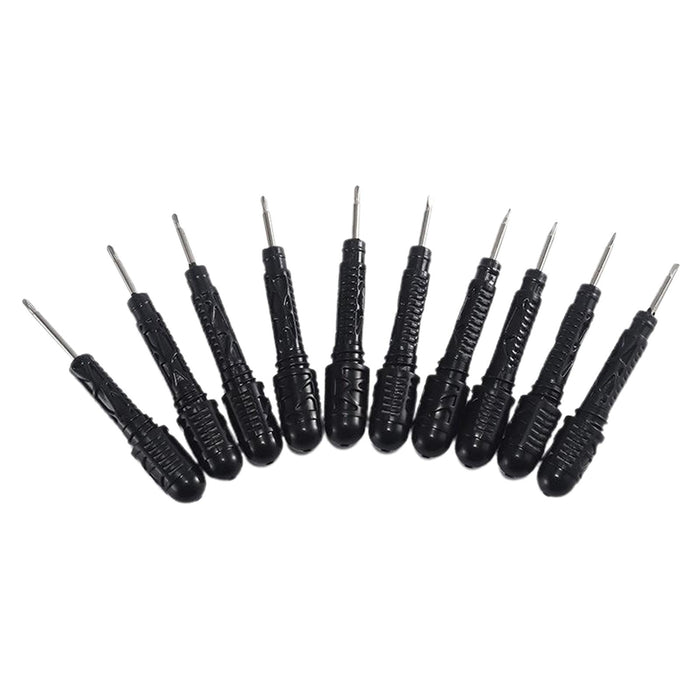 Crofta 10pcs Professional Screwdriver Set Watch Eyeglass Glasses Jewelry Repair Kit