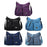 Crofta Multi-Pocket Waterproof Nylon Casual Bag Handbags for Women Travel College navy blue