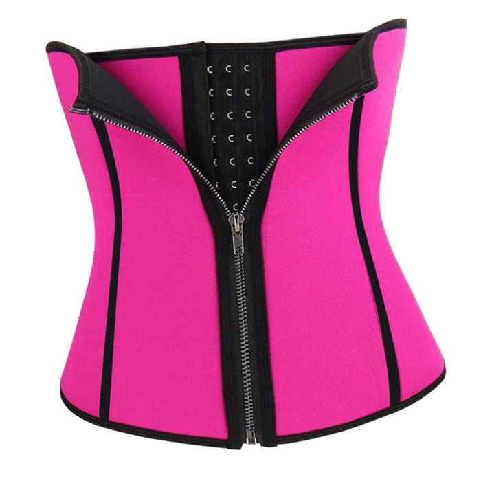 Crofta Women Shapers Slimming Waist Trainer Body Shaper Waist Corset Red S