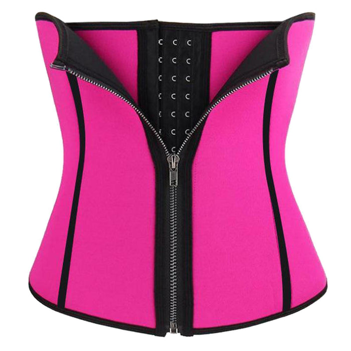 Crofta Women Shapers Slimming Waist Trainer Body Shaper Waist Corset Red S