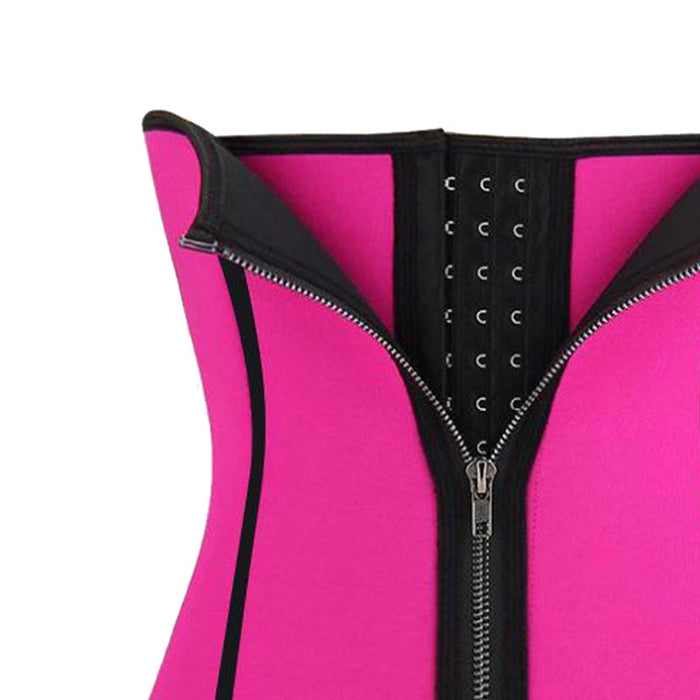 Crofta Women Shapers Slimming Waist Trainer Body Shaper Waist Corset Red S