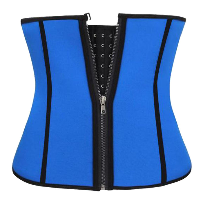 Crofta Women Shapers Slimming Waist Trainer Body Shaper Waist Corset Blue XL