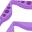 Crofta 10x Inner Anti Fog Nose Bridge Pads Clip Strips Silicone Inner Purple