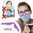 Crofta 10x Inner Anti Fog Nose Bridge Pads Clip Strips Silicone Inner Purple