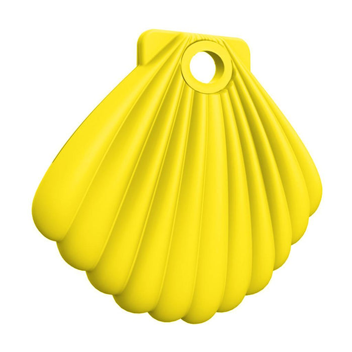 Crofta Portable Shell Silicone Face Covering Storage Bag Container Holder Yellow