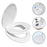 Crofta 2 in 1 Toilet Seat with Built-In Training Seat Space Saving Solution