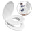 Crofta 2 in 1 Toilet Seat with Built-In Training Seat Space Saving Solution