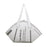 Crofta Large Capacity Ladies Canvas Tote Bag Female Fashion Shopping Bag White L