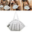 Crofta Large Capacity Ladies Canvas Tote Bag Female Fashion Shopping Bag White S