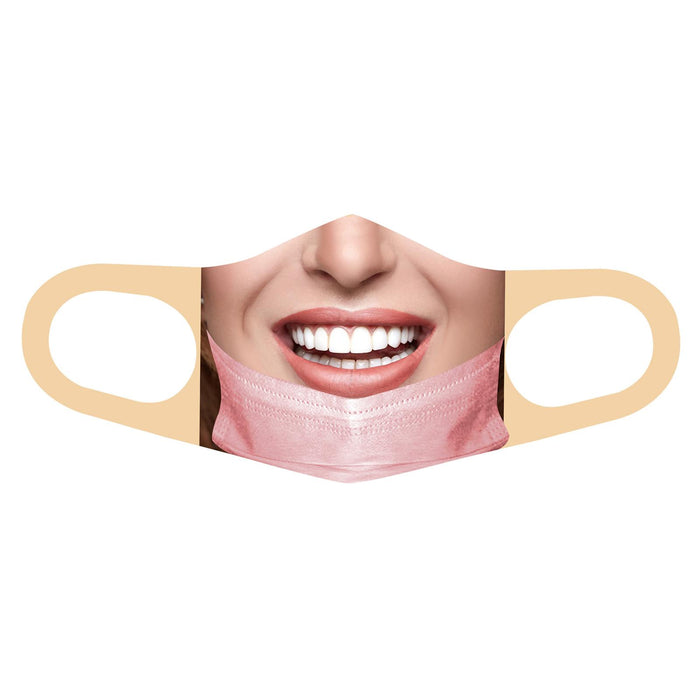 Crofta Funny Mask Bandit Prank Face Mask Washable Mouth Cover For Men/Women E