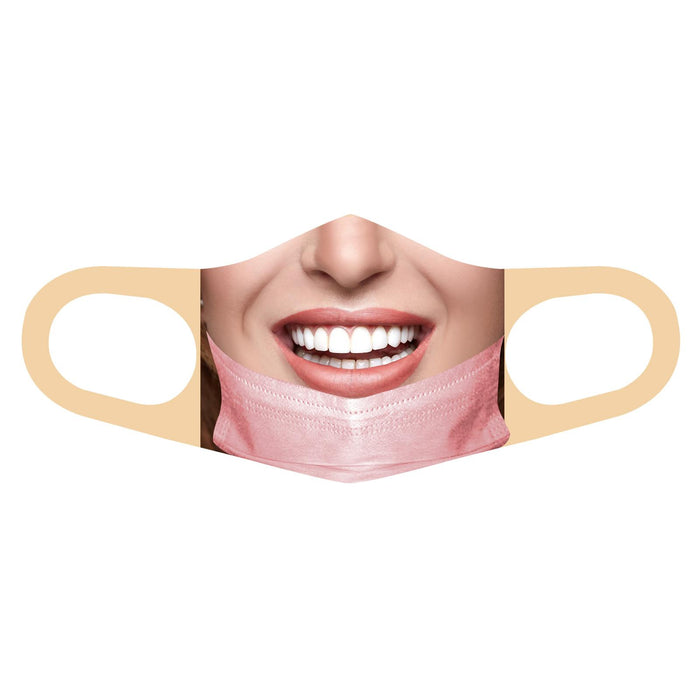 Crofta Funny Mask Bandit Prank Face Mask Washable Mouth Cover For Men/Women E