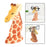 Crofta Wooden Handmade Spectacle Eyeglass Holder Animal Display Rack Giraffe