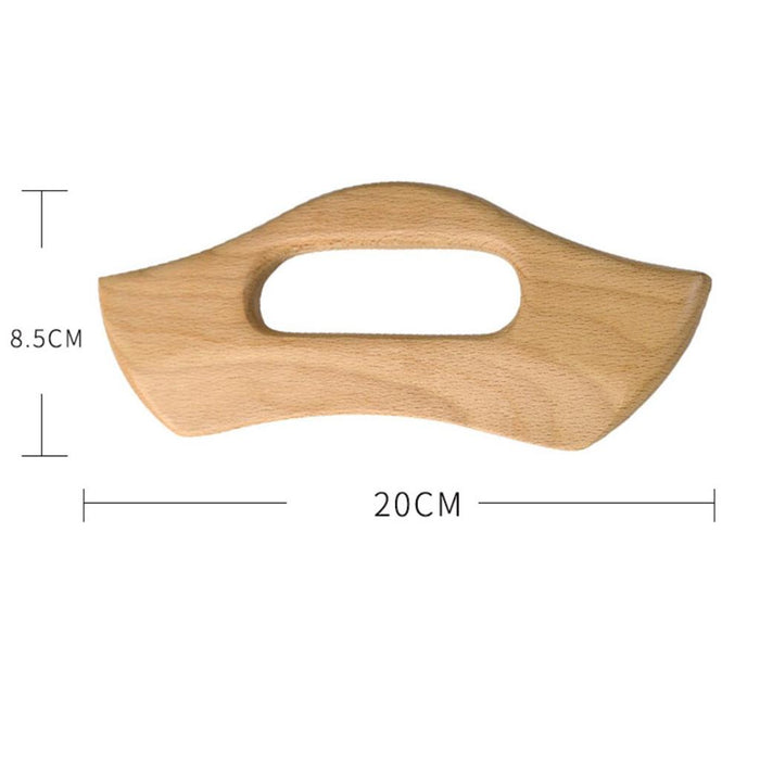 Crofta Wooden Massage Scraping Board Gua sha for Neck Shoulder for Back Legs Arms A