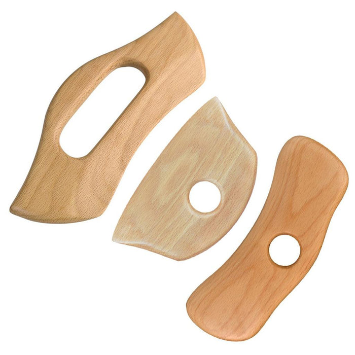 Crofta Wooden Massage Scraping Board Gua sha for Neck Shoulder for Back Legs Arms A