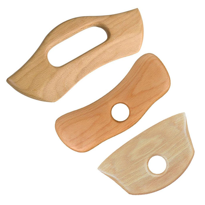 Crofta Wooden Massage Scraping Board Gua sha for Neck Shoulder for Back Legs Arms A