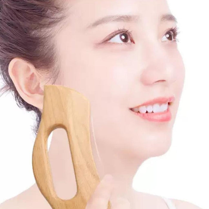 Crofta Wooden Massage Scraping Board Gua sha for Neck Shoulder for Back Legs Arms A