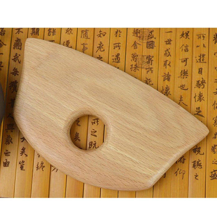 Crofta Wooden Massage Scraping Board Gua sha for Neck Shoulder for Back Legs Arms B