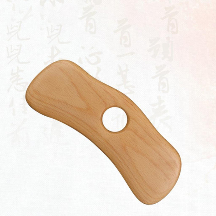 Crofta Wooden Massage Scraping Board Gua sha for Neck Shoulder for Back Legs Arms C