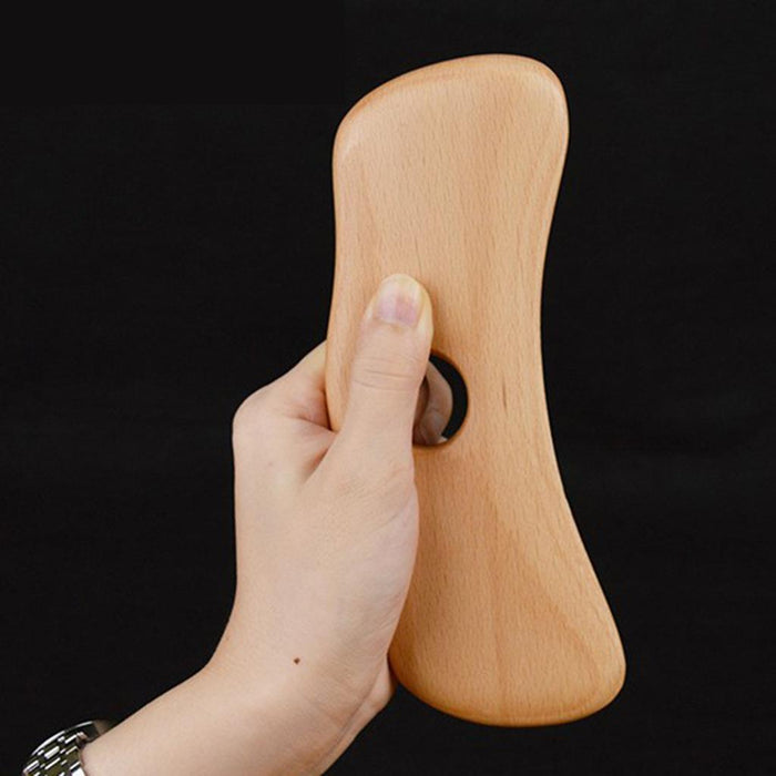 Crofta Wooden Massage Scraping Board Gua sha for Neck Shoulder for Back Legs Arms C