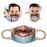 Crofta Creativity 3D Print Funny Bandit Prank Face Mask Masque Mouth Cover Adults C