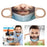 Crofta Creativity 3D Print Funny Bandit Prank Face Mask Masque Mouth Cover Adults F