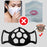 Crofta Adult Silicone Mouth 3D Bracket Support Frame Covers for Face Mask Black