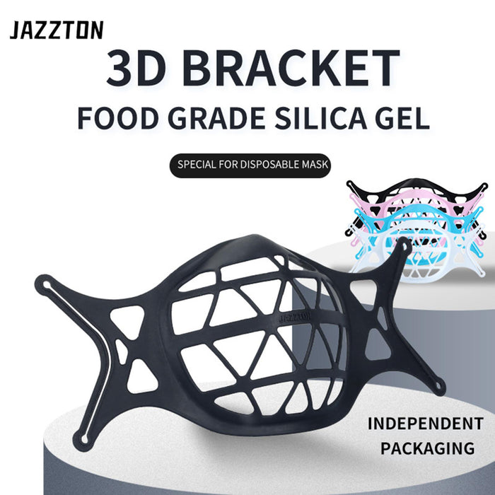 Crofta 3D Mask Bracket Inner Support for More Breathing Space Reusable black