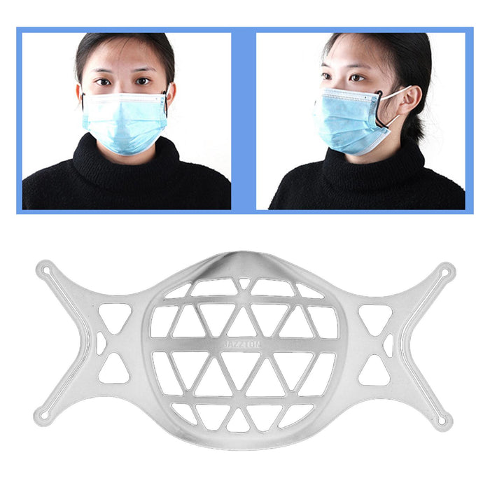 Crofta 3D Mask Bracket Inner Support for More Breathing Space Reusable gray