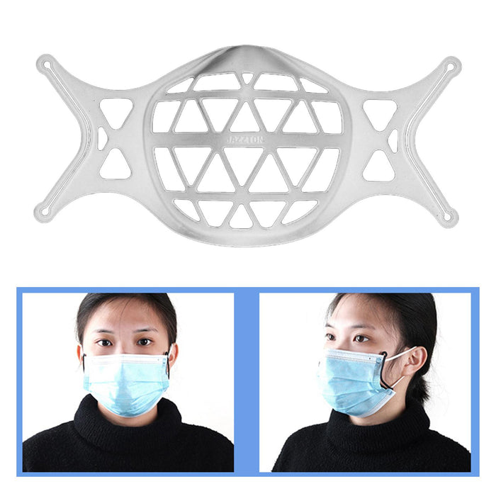 Crofta 3D Mask Bracket Inner Support for More Breathing Space Reusable gray