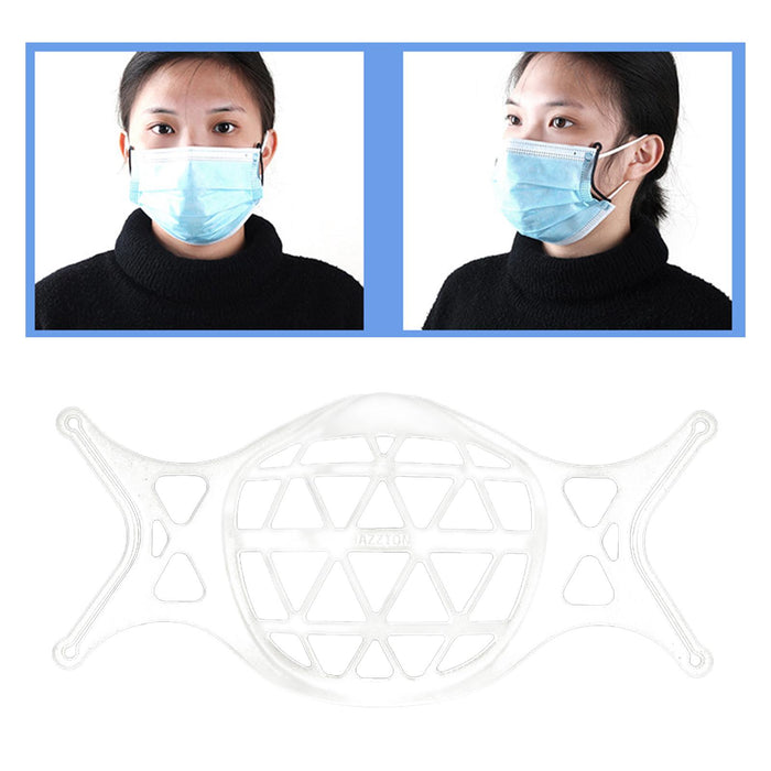 Crofta 3D Mask Bracket Inner Support for More Breathing Space Reusable clear white