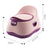 Crofta Comfortable Potty Training Chair Removable Container for Boys and Girls pink