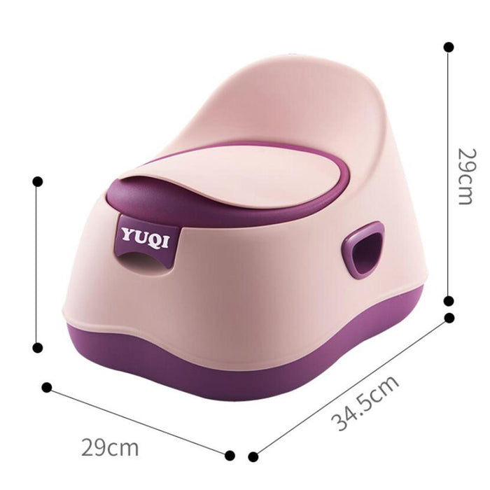 Crofta Comfortable Potty Training Chair Removable Container for Boys and Girls pink