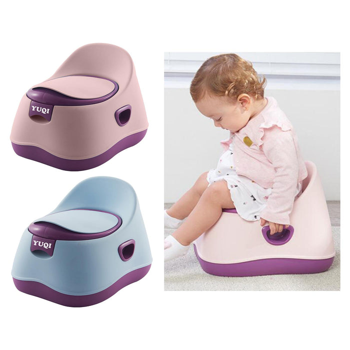 Crofta Comfortable Potty Training Chair Removable Container for Boys and Girls pink