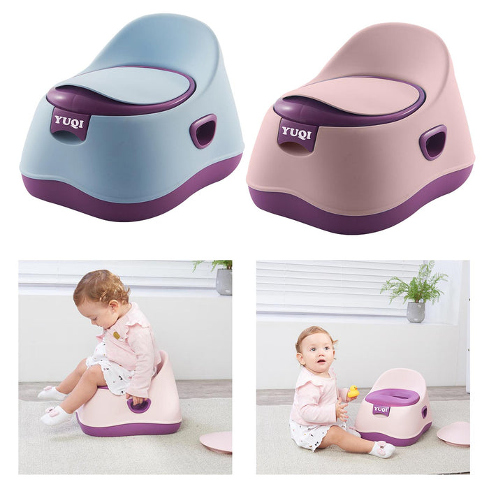 Crofta Comfortable Potty Training Chair Removable Container for Boys and Girls pink