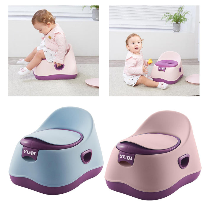 Crofta Comfortable Potty Training Chair Removable Container for Boys and Girls pink