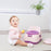 Crofta Comfortable Potty Training Chair Removable Container for Boys and Girls pink