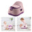 Crofta Comfortable Potty Training Chair Removable Container for Boys and Girls pink