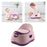 Crofta Comfortable Potty Training Chair Removable Container for Boys and Girls pink