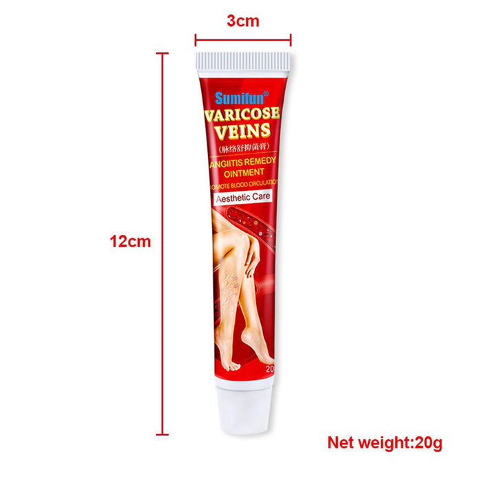 Crofta 2 Pack Varicose Vein Ointment Vasculitis Cream Varicosity Removal Plaster