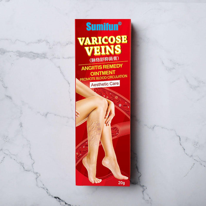 Crofta 2 Pack Varicose Vein Ointment Vasculitis Cream Varicosity Removal Plaster