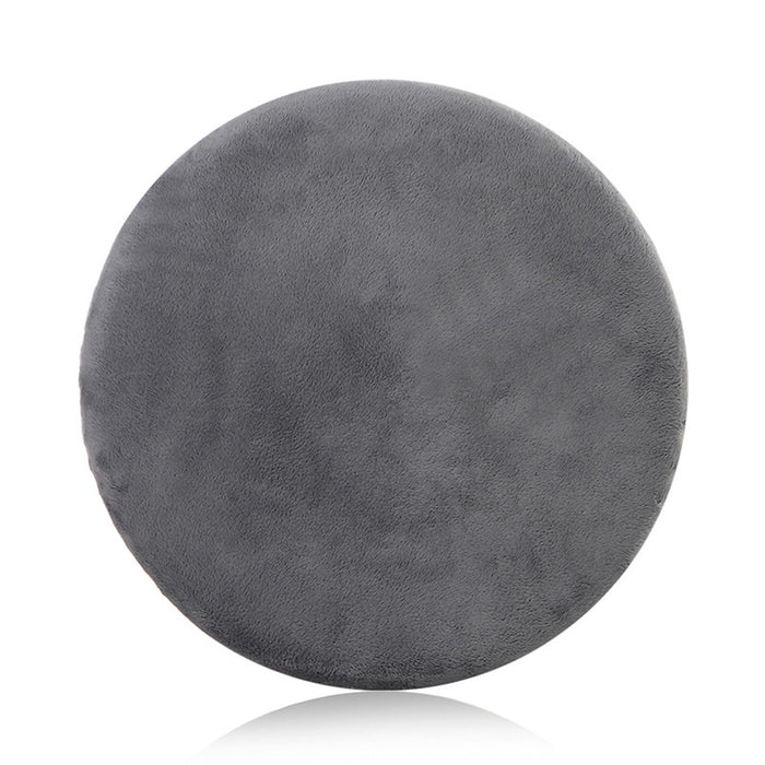 Crofta Memory Foam Swivel Seat Cushion Gray 16 Inches 360 Degree Rotation Round