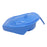 Crofta Blue Bedpan Bed Pan with Lid Handle for Bedridden Patient Women Men