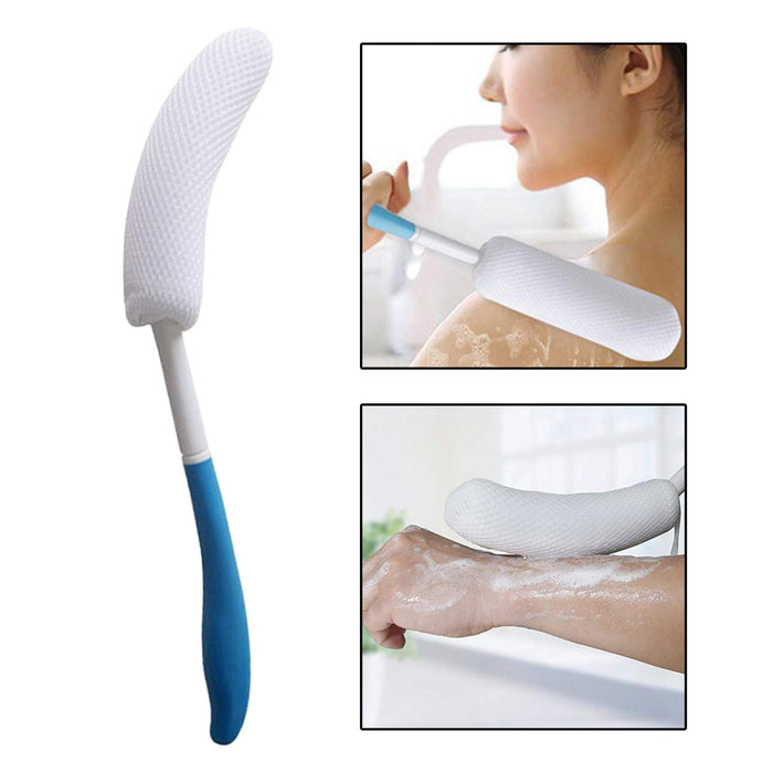 Crofta 15.35 inch Back Bath Brush Lotion Applicators with Long Handle Back Scrubber