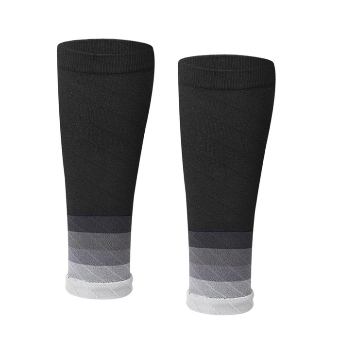 Crofta 1Pair Calf Compression Socks for Men Women Hikers Running Gym  Gradient Gray