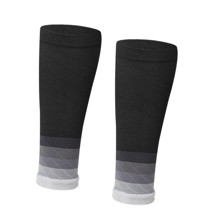 Crofta 1Pair Calf Compression Socks for Men Women Hikers Running Gym  Gradient Gray